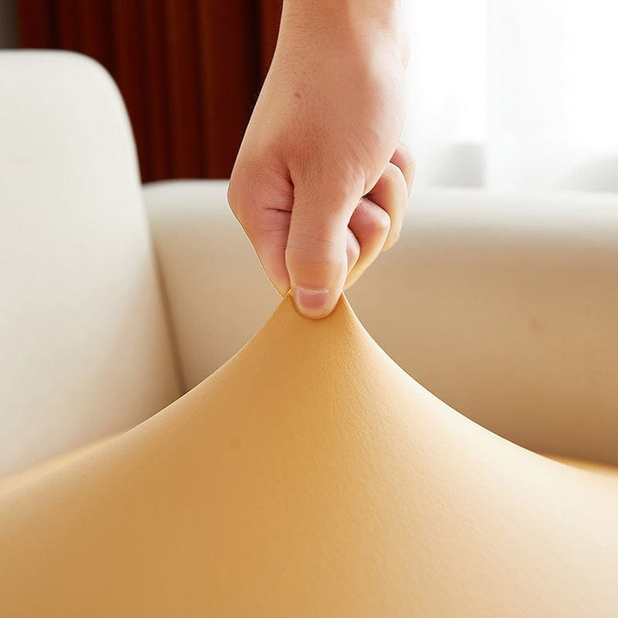 Sofa Cushion Cover – Plain Stretch Wide – Honey