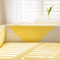 Non-Slip Sofa Cover – Plain Stretch – Honey