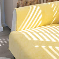 Non-Slip Sofa Cover – Plain Stretch – Honey