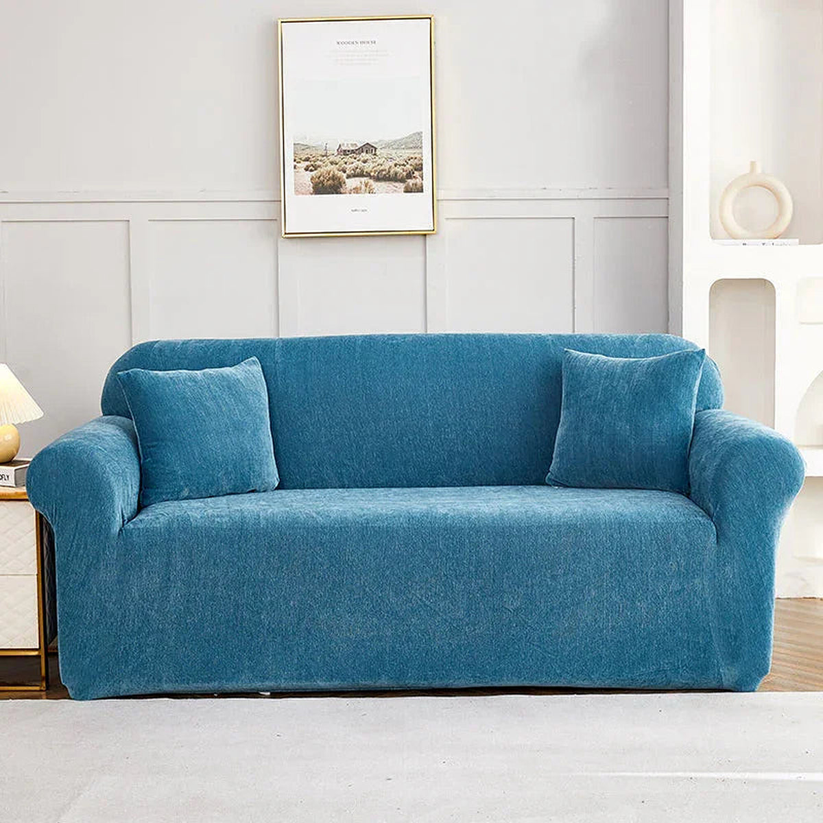 Sofa Cover – Smooth – Indigo