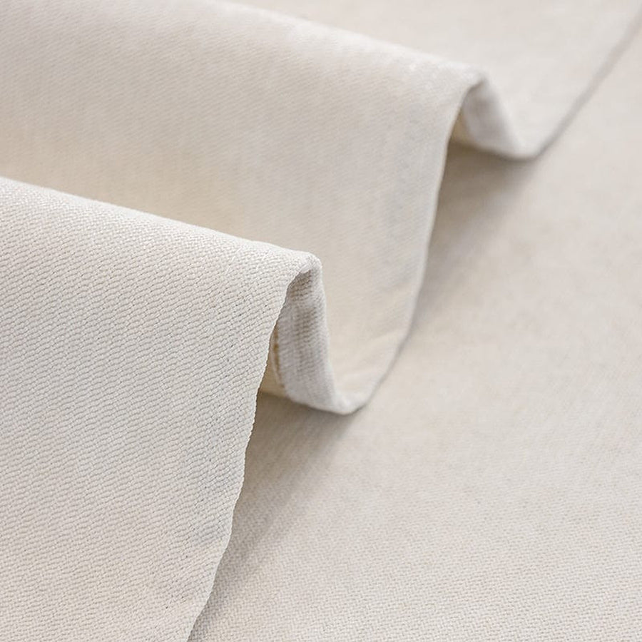 Non-Slip Sofa Cover – Plain Stretch – Ivory Cream