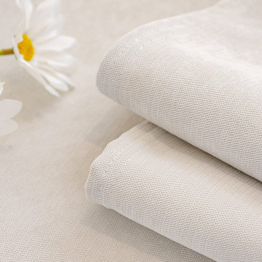 Non-Slip Sofa Cover – Plain Stretch – Ivory Cream