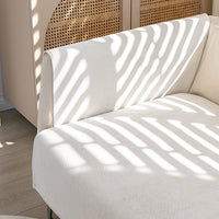Non-Slip Sofa Cover – Plain Stretch – Ivory Cream