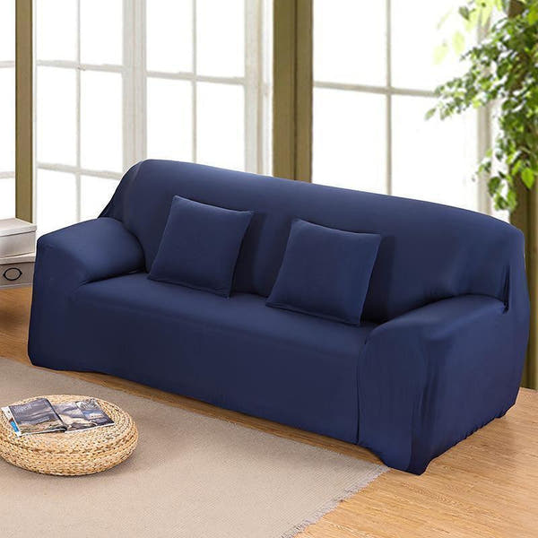 Sofa Cover – Smooth – Midnight Navy