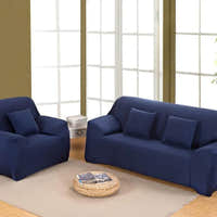 Sofa Cover – Smooth – Midnight Navy