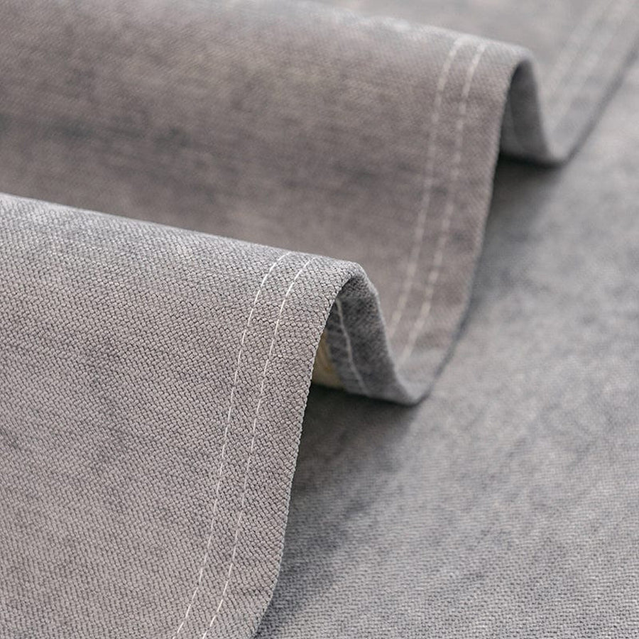 Non-Slip Sofa Cover – Plain Stretch Sectional – Pearl Grey