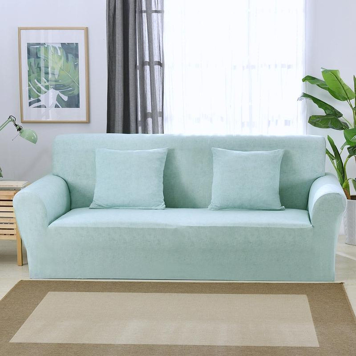 Sofa Cover – Smooth – Sage Mist