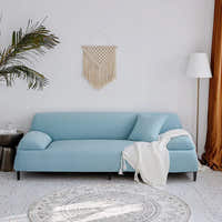 Sofa Cover – Smooth – Sky Mist