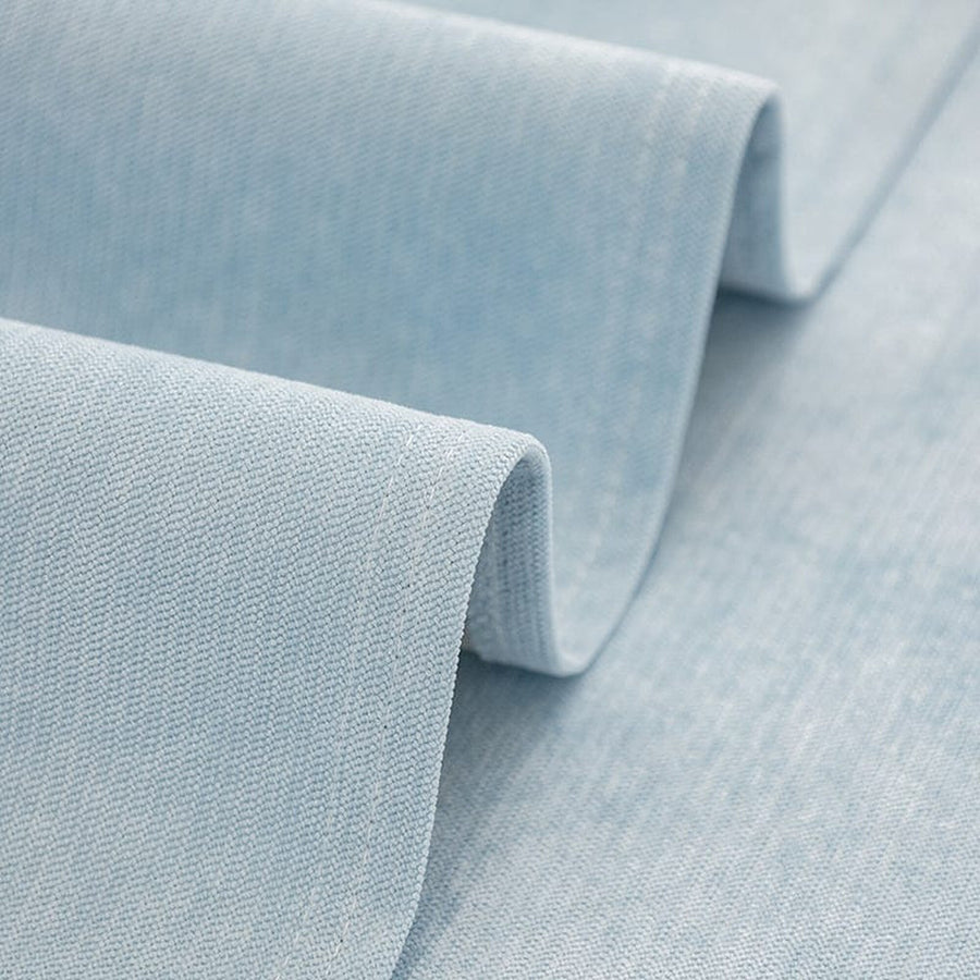 Non-Slip Sofa Cover – Plain Stretch – Sky Mist