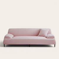 Sofa Cover – Smooth – Soft Blush