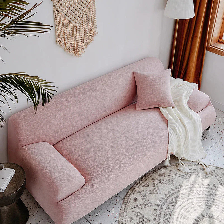 Sofa Cover – Smooth – Soft Blush