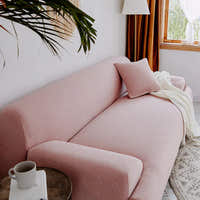 Sofa Cover – Smooth – Soft Blush