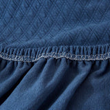 Sofa Cover – Quilted – Stormy Blue