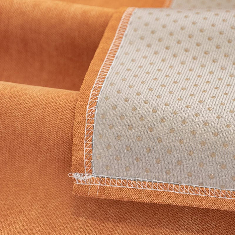 Non-Slip Sofa Cover – Plain Stretch – Terracotta