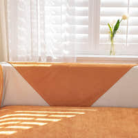 Non-Slip Sofa Cover – Plain Stretch – Terracotta