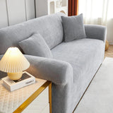 Sofa Cover – Smooth Distressed – Pearl Grey