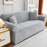 Sofa Cover – Smooth Distressed – Pearl Grey