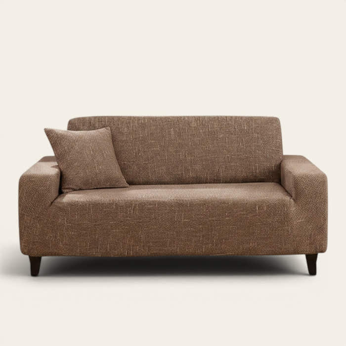 Sofa Cover – Spotted – Caramel