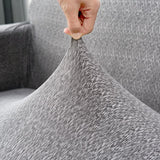 Sofa Cover – Spotted – Pearl Grey