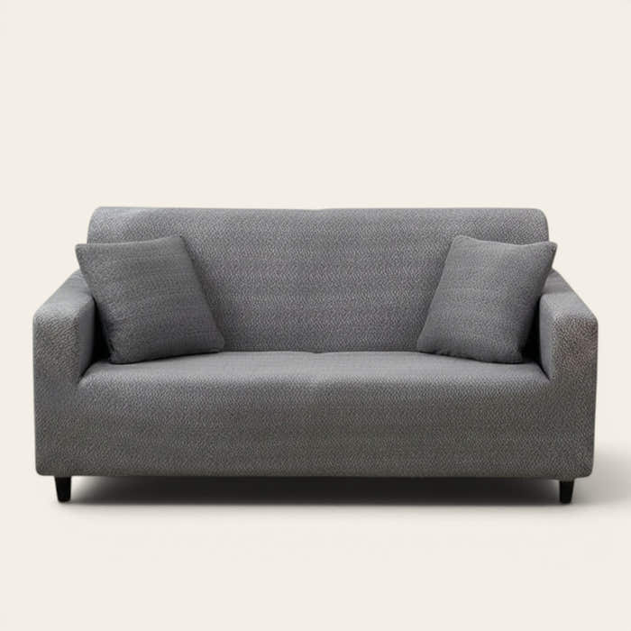 Sofa Cover – Spotted – Pearl Grey