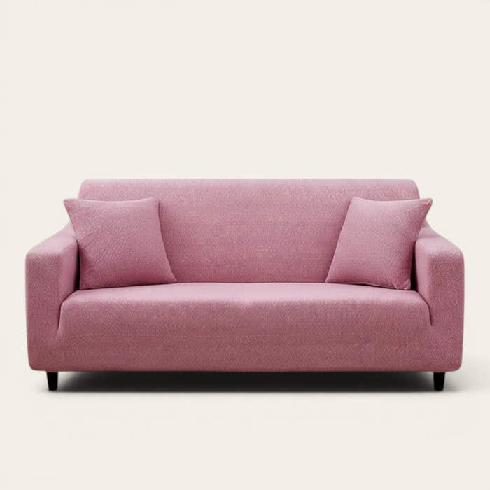 Sofa Cover – Spotted – Soft Blush