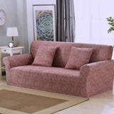 Sofa Cover – Subtle Leaves – Soft Blush