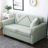 Sofa Cover – Tree Motif – Sage Mist
