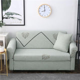 Sofa Cover – Tree Motif – Sage Mist