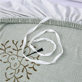 Sofa Cover – Tree Motif – Sage Mist
