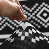 Sofa Cover – Tribal Aztec – Ink Black