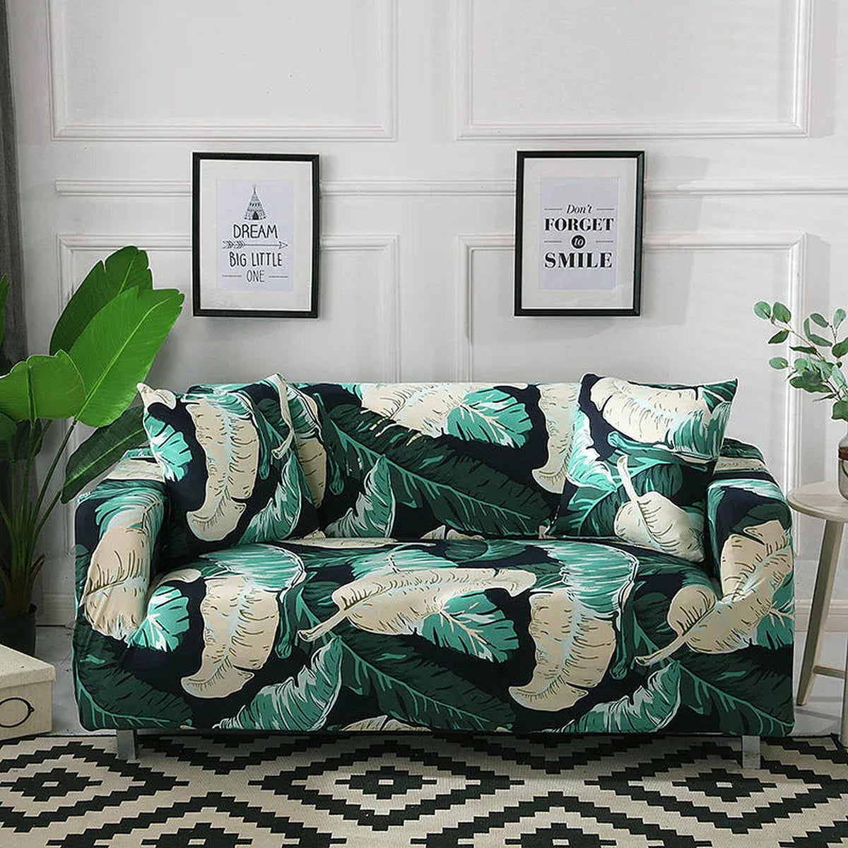 Sofa Cover – Tropical Banana – Forest