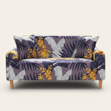 Sofa Cover – Tropical Cattleya – Lavender Mist