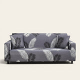 Sofa Cover – Tropical Palm – Charcoal