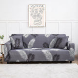 Sofa Cover – Tropical Palm – Charcoal