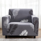 Sofa Cover – Tropical Palm – Charcoal