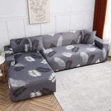 Sofa Cover – Tropical Palm – Charcoal