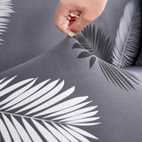Sofa Cover – Tropical Palm – Charcoal