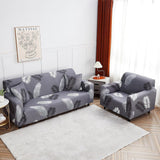 Sofa Cover – Tropical Palm – Charcoal