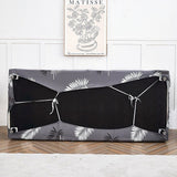 Sofa Cover – Tropical Palm – Charcoal