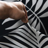 Sofa Cover – Tropical Palm – Ink Black