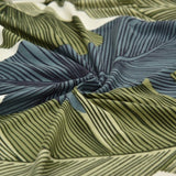 Sofa Cover – Tropical Palm – Ivory Cream