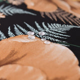 Sofa Cover – Tropical Roses – Ink Black