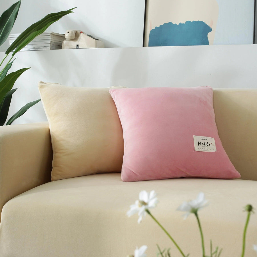 Sofa Cover – Velvet – Bouclé Sand