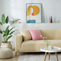 Sofa Cover – Velvet – Bouclé Sand