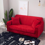 Sofa Cover – Velvet Bright – Bordeaux