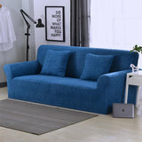Sofa Cover – Velvet – Cobalt
