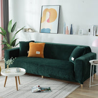 Sofa Cover – Velvet – Forest