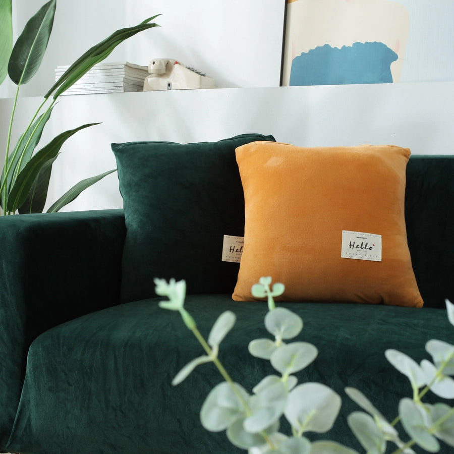 Sofa Cover – Velvet – Forest