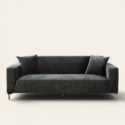 Sofa Cover – Velvet Distressed – Charcoal