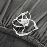 Sofa Cover – Velvet Distressed – Charcoal